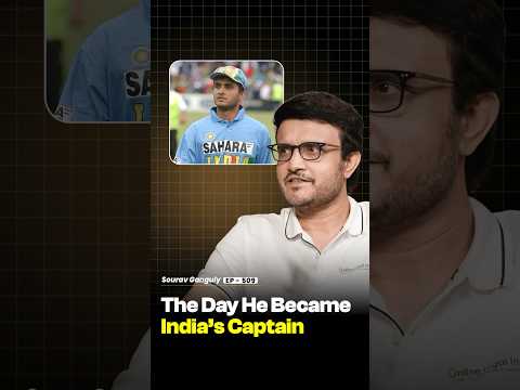 His First Time As Captain Was Pure Pressure | Sourav Ganguly - Raj Shamani #shorts thumbnail