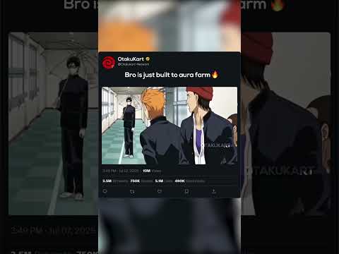 Bro is just built to aura farm ? #anime #animeshorts #animememes #animeedits #shorts thumbnail