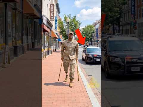 A Veteran Received An Unforgettable Gift From The Police #shorts #kindness thumbnail