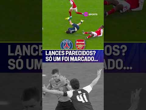 O JUIZÃO DISCORDOU QUE FORAM LANCES IGUAIS E SÓ DEU PÊNALTI PRO PSG NA FINAL DA CHAMPIONS! #shorts thumbnail