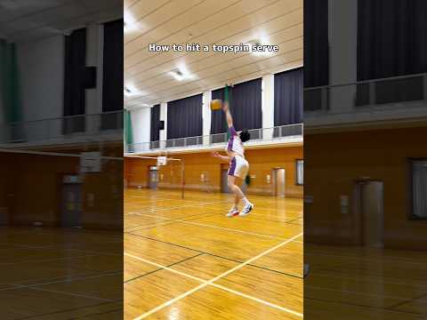 Watch this and master the "topspin serve"#volleyball thumbnail