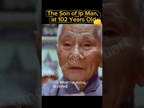 Ip Chun, the son of Ip Man, gives one of his final Wing Chun demonstrations at 102 #IpChun #IpMan thumbnail