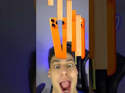 The perfect sequence of the Cosmic Orange iPhone 17 Pro Max #shorts  #noads thumbnail