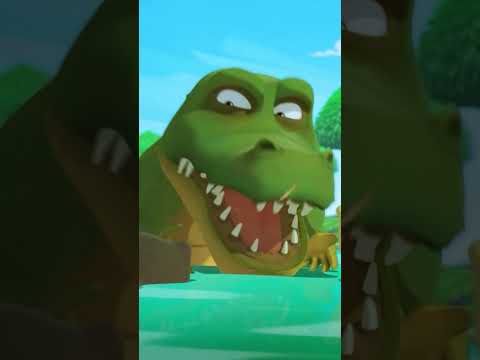 Buaya dah intai kambing dari jauh! 👀🐊🐐 ------- The crocodile is eyeing a goat from a distance! 👀🐊🐐 thumbnail