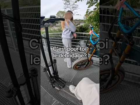 Elle me demande de débrider son vélo, je lui bride encore +🤣🤣#debrider #loi #reglementation #hero￼ thumbnail