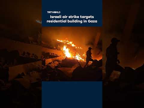 Israeli airstrike targets residential building in Gaza thumbnail