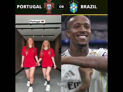 Brazil vs Portugal World Cup Song 2026 Dance Battle 🔥 #football #worldcup #shorts #dance thumbnail