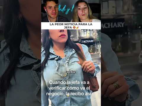 Cuando la jefa va a revisar el negocio y le dices que no hay nada thumbnail