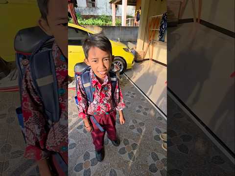 faqih mau berangkat sekolah#trendingshorts thumbnail