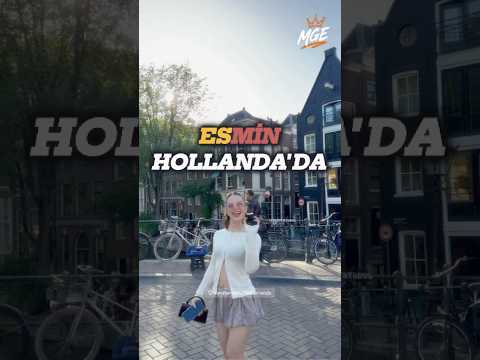 Amsterdam Sokaklarında EsMin 💛❤️ #manifestgirls #manifam #shorts thumbnail