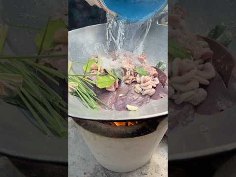 Pork liver, pork intestine recipe thumbnail