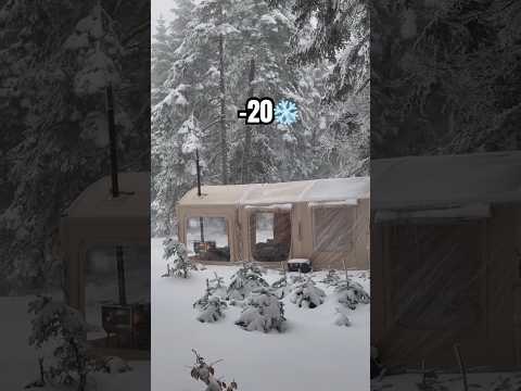Dondurucu Soğukta Kar Kampı Sabahı 🥶 thumbnail