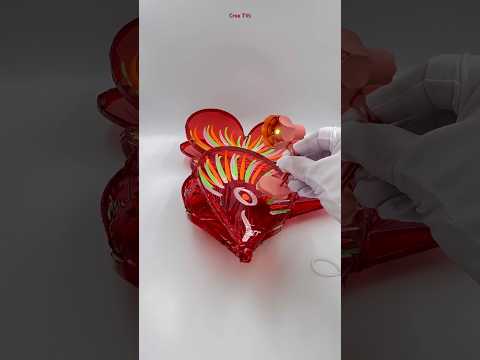 Mid-Autumn Festival Carp Lanterns Spoof Red Luxo Lamp #shorts thumbnail
