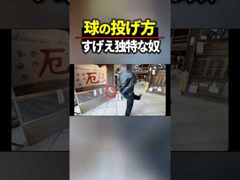 球の投げ方すげえ独特な奴   #野球 #ボール遊び #バイク thumbnail