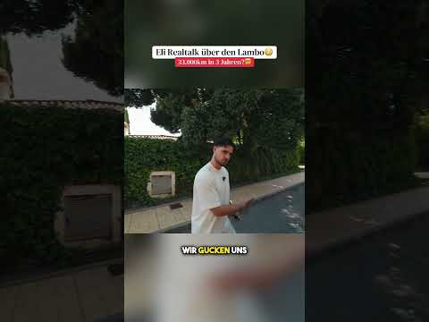 Eli Realtalk über den Lambo😳 | #eli #crazy #realtalk #elias #money #lamborghini #rich #fyp thumbnail