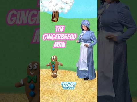 The Gingerbread Man is STILL running!! 🏃‍♂️ 🍪 #kidsvideo #preschool #gingerbread thumbnail