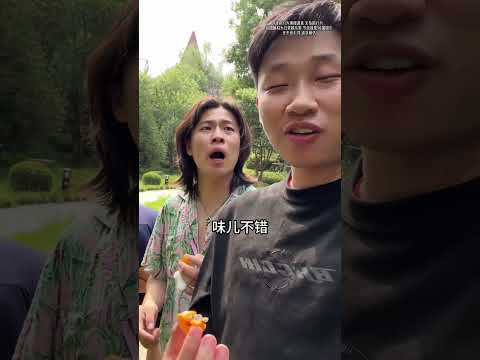 你们家门口的杏真的很甜！ #峻宁峻宁 #搞笑日常 #一定要看到结尾 thumbnail