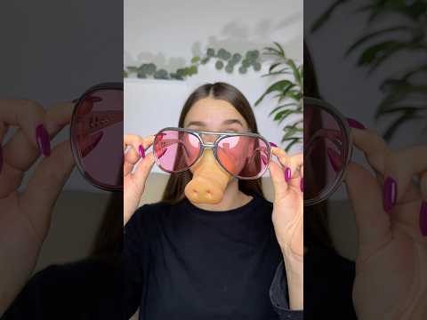 Weird Glasses🤩 NO or YES! #unboxing #funny #beauty thumbnail