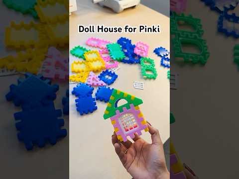 Unboxing Building Blocks ? #crafteraditi #unboxing #challenge #shorts #dollhouse @CrafterAditi thumbnail