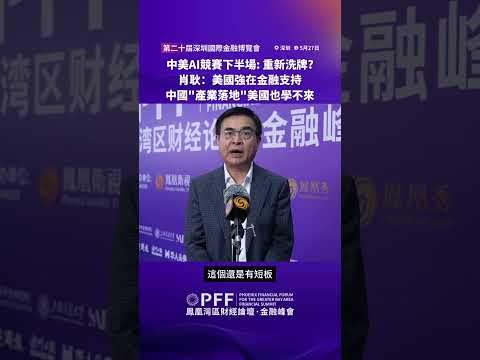 金融峰會｜中美AI競賽下半場: 重新洗牌？肖耿：美國強在金融支持、中國“產業落地”美國也學不來！#鳳凰衛視 #鳳凰灣區財經論壇金融峰會 #鳳凰行天下 #PhoenixGoGlocal thumbnail