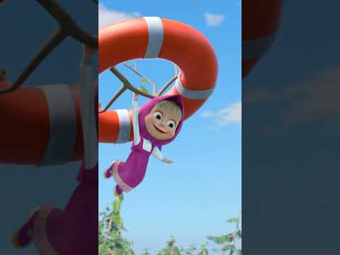 Chasing the Apple! 🍏🍎 #CardboardSavers #MashaAndTheBear #Shorts #mashaandthebear  #cartoonforkids thumbnail