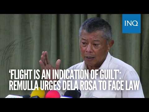 ‘Flight is an indication of guilt’: Remulla urges dela Rosa to face law thumbnail