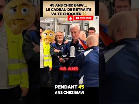 45 ans chez BMW… le cadeau de retraite va te choquer ? #retraite #emotion #travail #bmw thumbnail