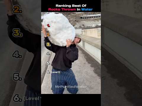 Ranking The Best Of Rocks Thrown In Water Videos thumbnail