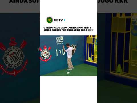 FRED SÓ QUERIA FALAR DE FLAMENGO X PALMEIRAS MAS TEVE QUE FALAR DO CORINTHIANS | #shorts | Panela thumbnail