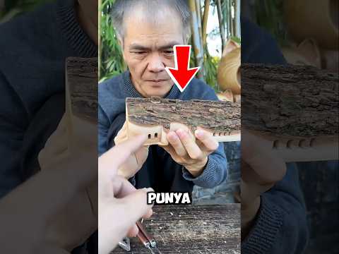 cucu ini kaget lihat mainan kayu buatan kakeknya?! 🤯 thumbnail