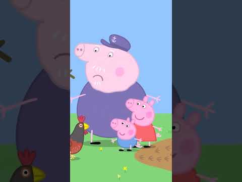Granny Pig’s Chickens 🐔 #shorts #peppapig thumbnail