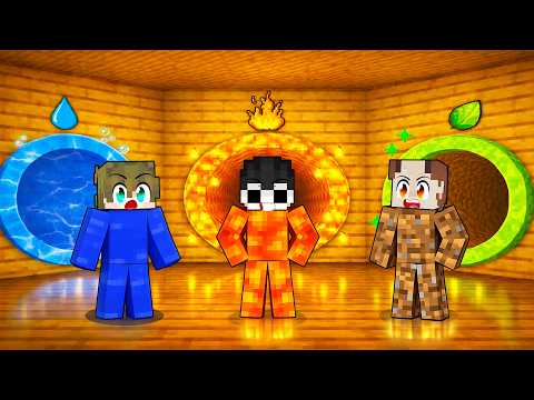 ELEMENTAL Tunnel Challenge in Minecraft... WHO WINS?! thumbnail