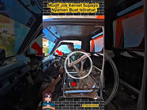 Bapak Ini Bikin Jok Mobil Muatan Yang SangatNyaman Digunakan‼️ #work #construction thumbnail