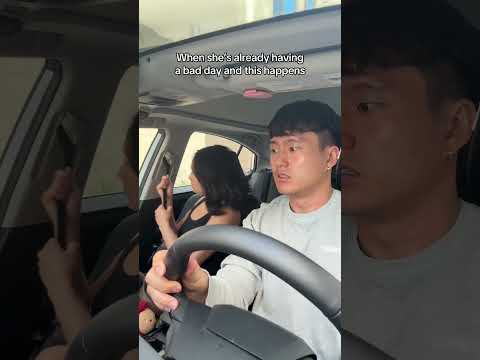 Not gonna ask her stupid questions today 😅 #couple #couplecomedy #shorts thumbnail