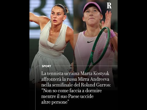 Kostyuk alla RUSSA ANDREEVA: “Non so come faccia a dormire mentre il suo Paese UCCIDE altre persone” thumbnail