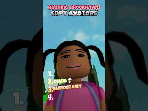 Copying Brookhaven Player Avatars ✨ #shorts thumbnail