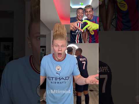 Mbappé, Haaland, and Yamal Bring the Chaos ?? #football  #shorts thumbnail