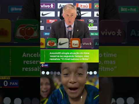 ANCELOTTI ELOGIA ATUAÇÃO DOS JOGADORES RESERVAS NO SEGUNDO TEMPO | #shorts | ge.globo thumbnail