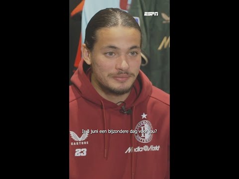 Anis Hadj Moussa kijkt uit naar het spelen tegen Nederland in De Kuip 🇩🇿 thumbnail