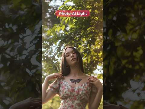 From dull to dazzling in one tap! ⚡AI Light makes it effortless.#inshot #photoediting thumbnail