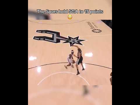 The Spurs put the clamps on Shai in Game 6 🔒 thumbnail