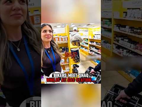 Bikers meet SHAQ whilst at Gas Station‼️? thumbnail