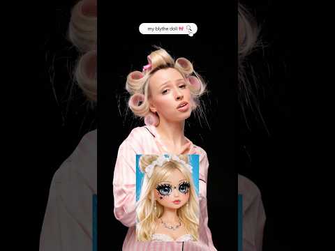 Blythe Doll Transition 🎀✨ #makeuptransition thumbnail