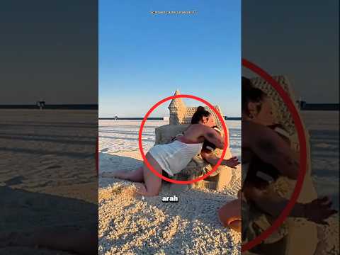 sebuah kastil pasir#shorts thumbnail