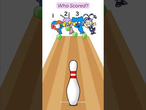 Who Scored?🤔1, 2, 3, or 4? JAX/POMNI/HUGGY/LILY Game Challenge Animation #interactivegame #challenge thumbnail