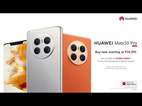 HUAWEI Mate 50 Pro | Yours starting at P58,999. thumbnail