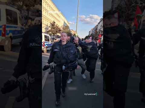 Berlin police intervene at Freedom Flotilla rally thumbnail