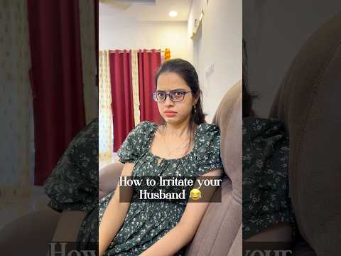 How to Irritate your husband 😂😂 #vijayandvaishu thumbnail