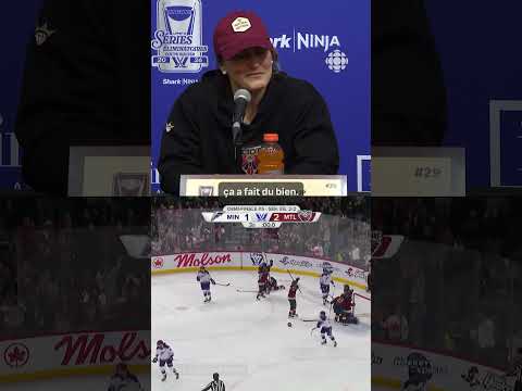 Marie-Philip Poulin a hâte à la FINALE! #shorts #pwhl thumbnail