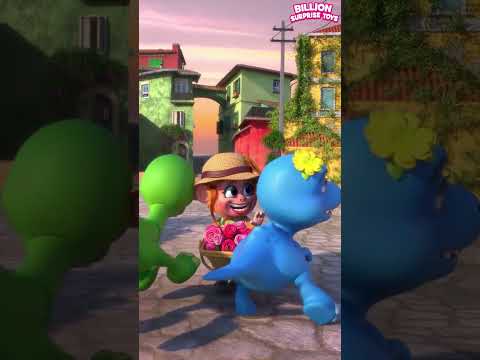 Funny Dino Friends Explore Magic Town ✨ #CartoonFun #DinoWorld #KidsVideos thumbnail